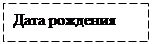 Подпись: Дата рождения