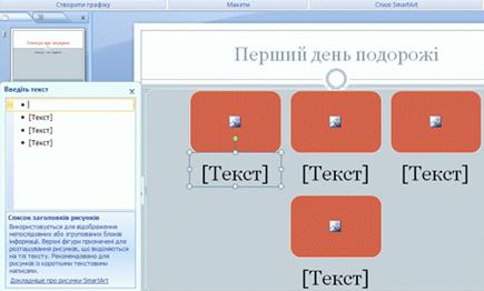 Вставлено SmartArt